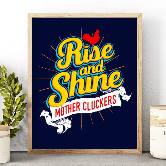 Rijs en Schijn Moeder Klokkers Haan Land Poster