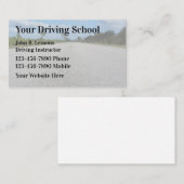 Rijschool Eenvoudige Visitekaartjes (Voorkant / Achterkant)