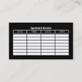 Rijschool/Instructeur Foto Afspraak Visitekaartje (Achterkant)