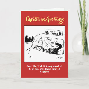 Rijschool Rijinstructeur Kerstkaart Feestdagen Kaart
