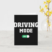 Rijschool Test - Grappige Rijbewijs Rijd Kaart (Gele Bloem)