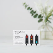 Rijschool Visitekaartje (Staand voorkant)