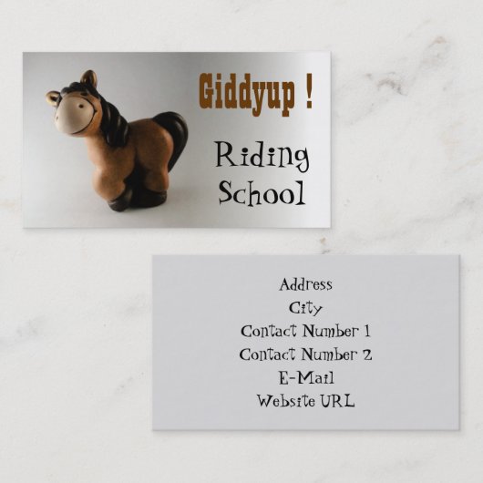 Rijschool Visitekaartje (Voorkant / Achterkant)
