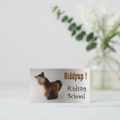 Rijschool Visitekaartje (Staand voorkant)