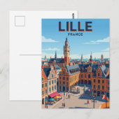 Rijsel Frankrijk Briefkaart (Voorkant / Achterkant)
