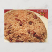 Rijst en erwten briefkaart (Voorkant)