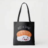 Rijst en Shine Kawaii Sushi canvas tas (Voorkant)