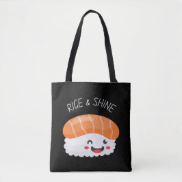 Rijst en Shine Kawaii Sushi canvas tas
