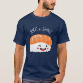 Rijst en Shine Kawaii Sushi T-Shirt (Voorkant)