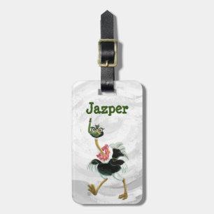Rijst in de moeras bagagelabel