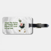 Rijst in de moeras bagagelabel (Achterkant horizontaal)