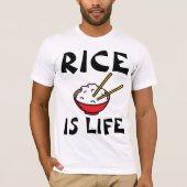 RIJST IS LEVENDE T-SHIRTS-T - SHIRTS (Voorkant)
