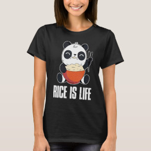 Rijst is Life Panda T-shirt