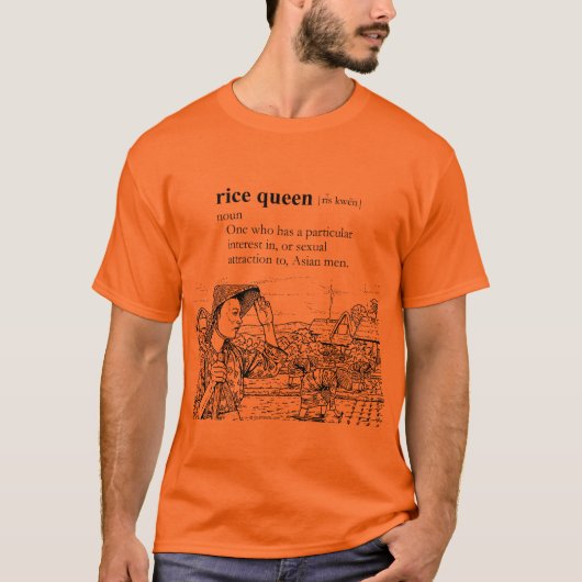 RIJST KONINGIN T-SHIRT (Voorkant)