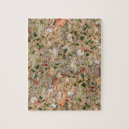 Rijst met garnaal legpuzzel (Verticaal)