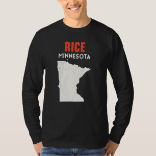 Rijst Minnesota Verenigde Staten Staat Amerika Rei T-shirt