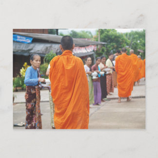 Rijst naar Monk Briefkaart