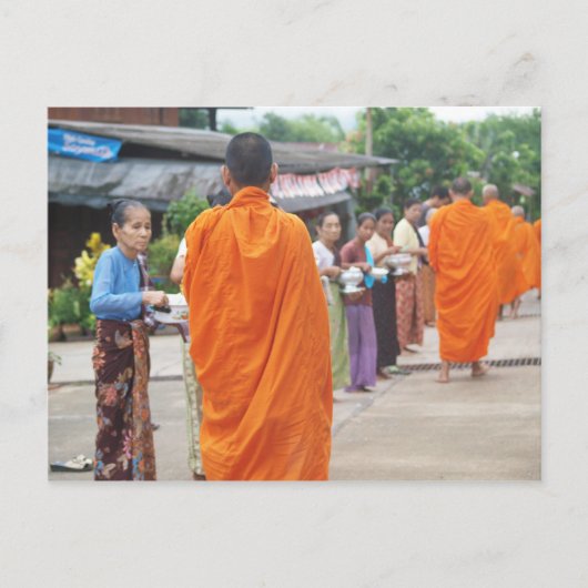 Rijst naar Monk Briefkaart (Voorkant)