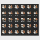 Rijst om je te bevruchten Funny Sushi Steak Pun Da Cadeaupapier (Vlak)