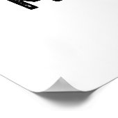 Rijst om je te bevruchten Funny Sushi Steak Pun Poster (Hoek)