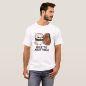 Rijst om je te bevruchten Funny Sushi Steak Pun T-shirt (Voorkant volledig)