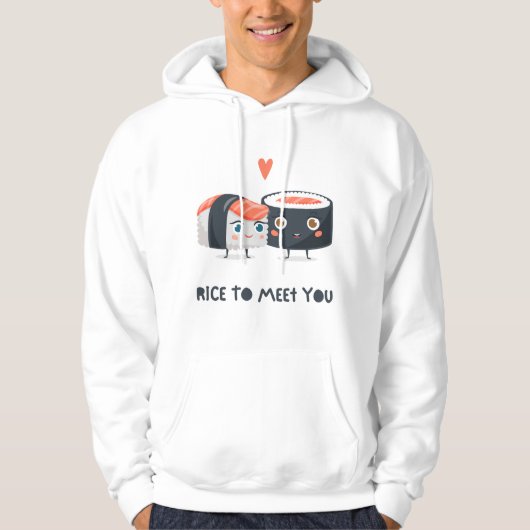 Rijst om je te ontmoeten hoodie (Voorkant)