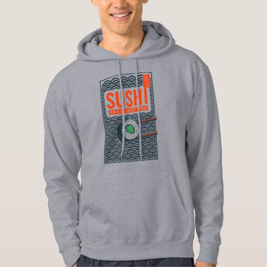 Rijst om je te ontmoeten hoodie (Voorkant)