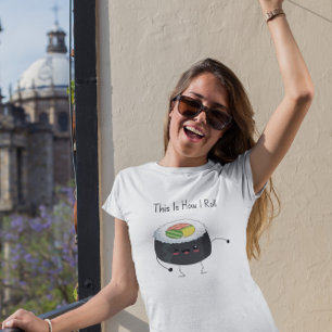 Rijst om je te ontmoeten Kawaii Sushi T-Shirt