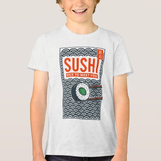 Rijst om je te ontmoeten Tri-Blend shirt (Voorkant)