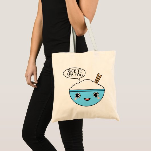 Rijst om je te zien tote bag (Voorkant (product))
