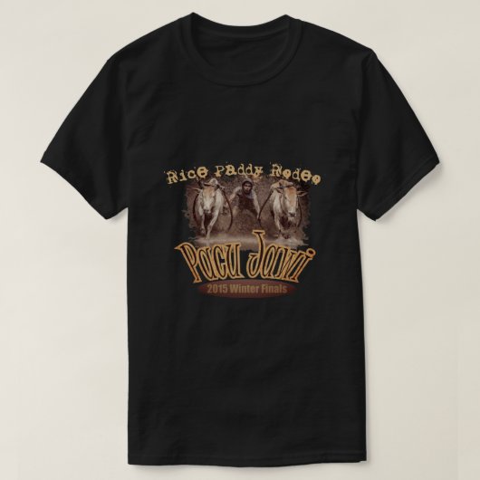 Rijst Paddy Rodeo T-shirt (Design voorkant)