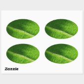 Rijst Terraces Yamada's rijstvelden Japan Ovale Sticker (Vel)