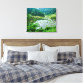 Rijst terraslandschap, Filipijnen Canvas Afdruk (Insitu (Slaapkamer))