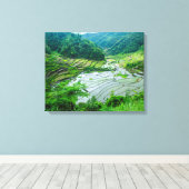 Rijst terraslandschap, Filipijnen Canvas Afdruk (Insitu (Houten vloer))