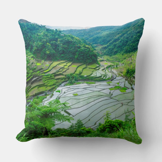 Rijst terraslandschap, Filipijnen Kussen (Voorkant)