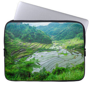 Rijst terraslandschap, Filipijnen Laptop Sleeve