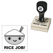 rijstbaan rubberstempel (Gestempeld)