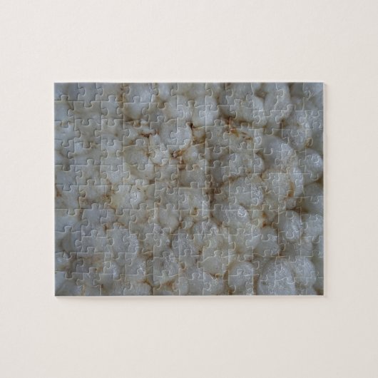 RijstCake, gezond voedsel, witte snack Legpuzzel (Horizontaal)