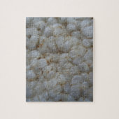 RijstCake, gezond voedsel, witte snack Legpuzzel (Verticaal)