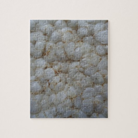 RijstCake, gezond voedsel, witte snack Legpuzzel (Verticaal)