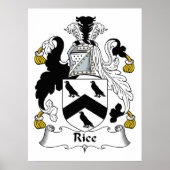 Rijstfamilie Crest Poster (Voorkant)