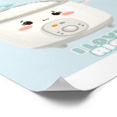 Rijstkoker Ik hou van rijst keuken muur kunst Poster (Hoek)