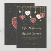 Rijstland Heart Winter Weddenschap Kaart (Voorkant / Achterkant)