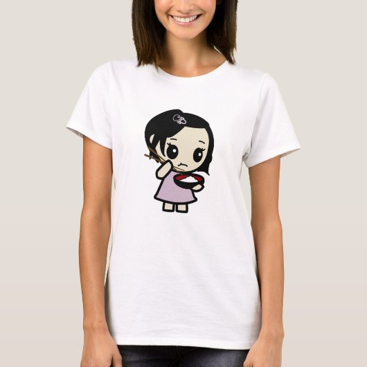 rijstmeisje t-shirt (Voorkant)