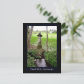 Rijstpadie, Temple, Ubud Bali, Indonesië Briefkaart (Staand voorkant)