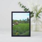 Rijstpadie, Ubud Bali, Indonesië Briefkaart (Staand voorkant)