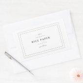 Rijstpapier Food Label Stickers (Envelop)