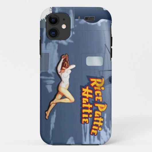 Rijstpattie B-24-nose kunst ( smeltkroes) Case-Mate iPhone Case (Achterkant)