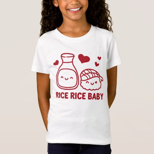 Rijstrijst Baby T-shirt (Voorkant)