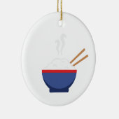 Rijststkoek Keramisch Ornament (Rechts)